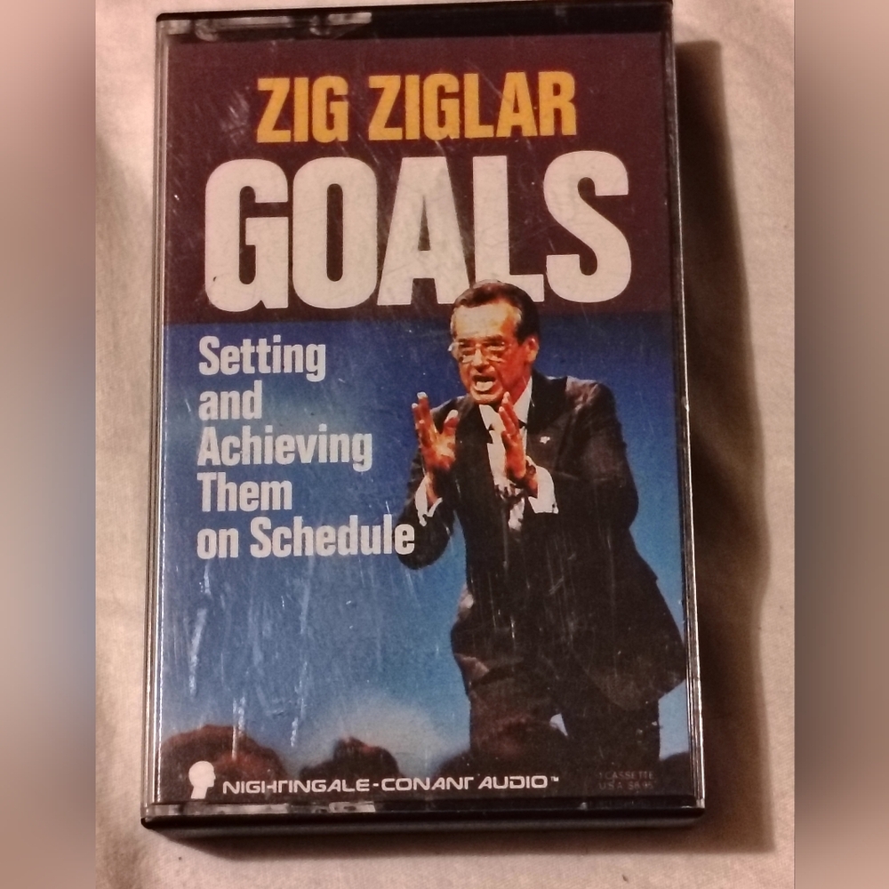 ***Zig Ziglar Goals Audio Cassette, Discounted Shipping This Week Only.